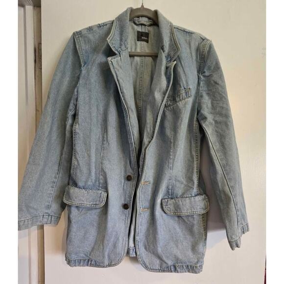 LIZ WEAR "Downtown Chic Denim Blazer" - Picture 3 of 3